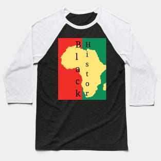 Black history month cute graphic design artwork Baseball T-Shirt